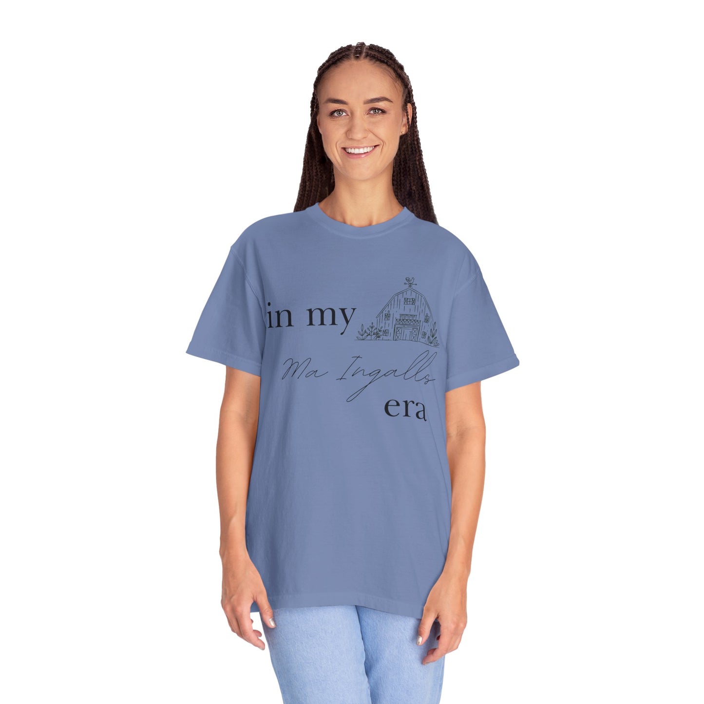 "In my Ma Ingalls Era" Unisex Garment-Dyed T-shirt