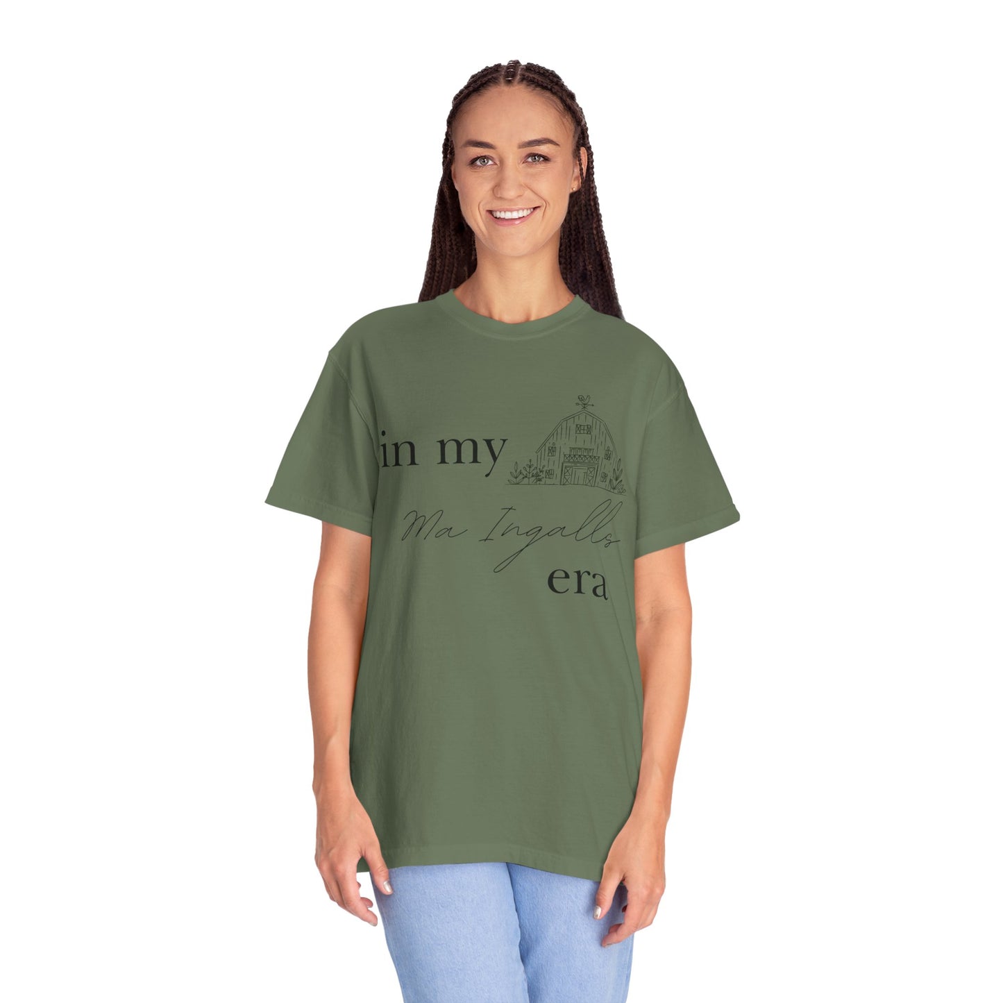 "In my Ma Ingalls Era" Unisex Garment-Dyed T-shirt