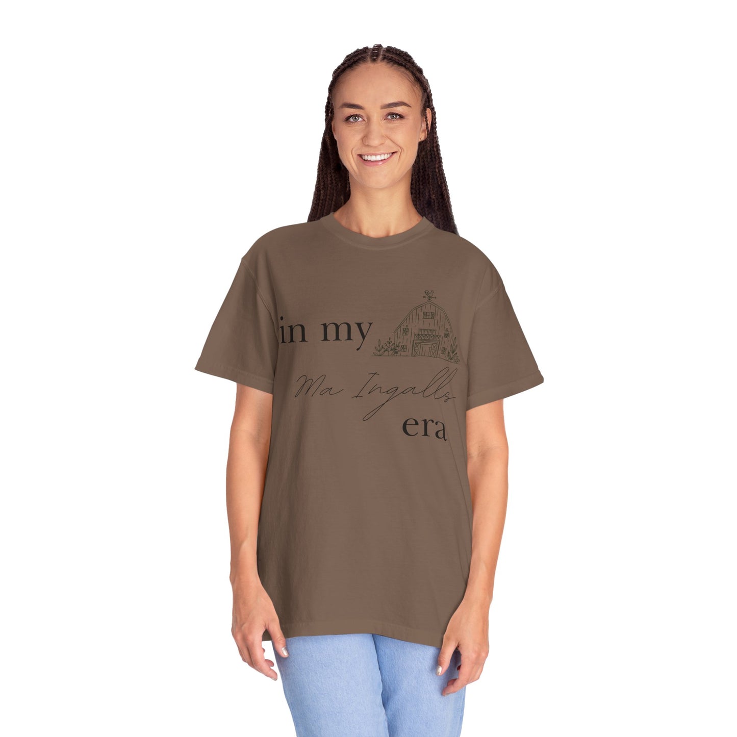 "In my Ma Ingalls Era" Unisex Garment-Dyed T-shirt