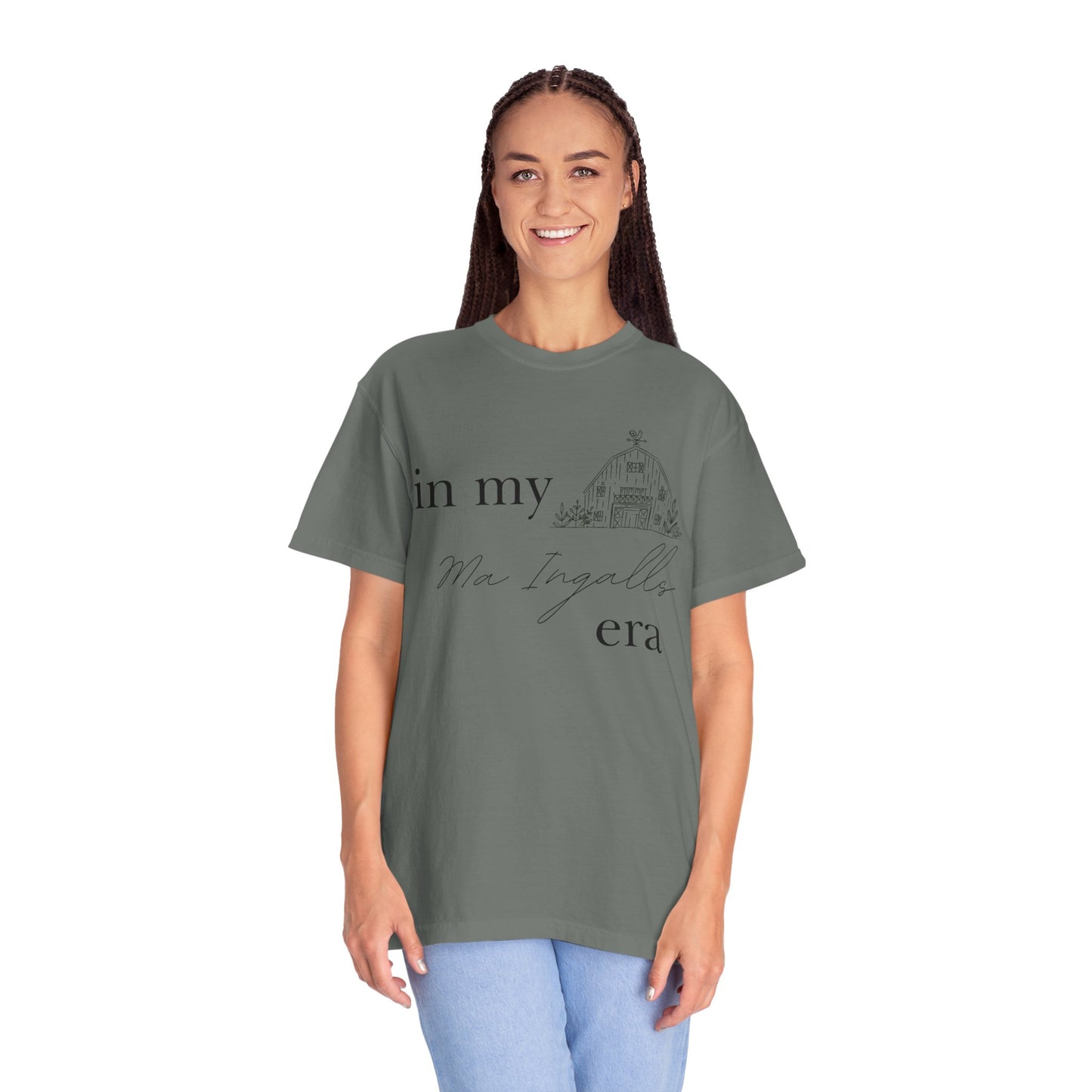 "In my Ma Ingalls Era" Unisex Garment-Dyed T-shirt