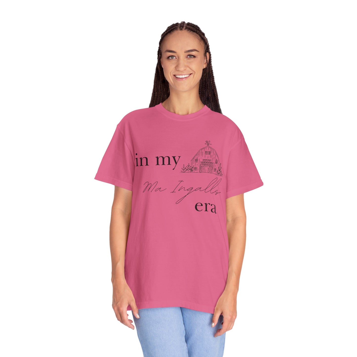 "In my Ma Ingalls Era" Unisex Garment-Dyed T-shirt