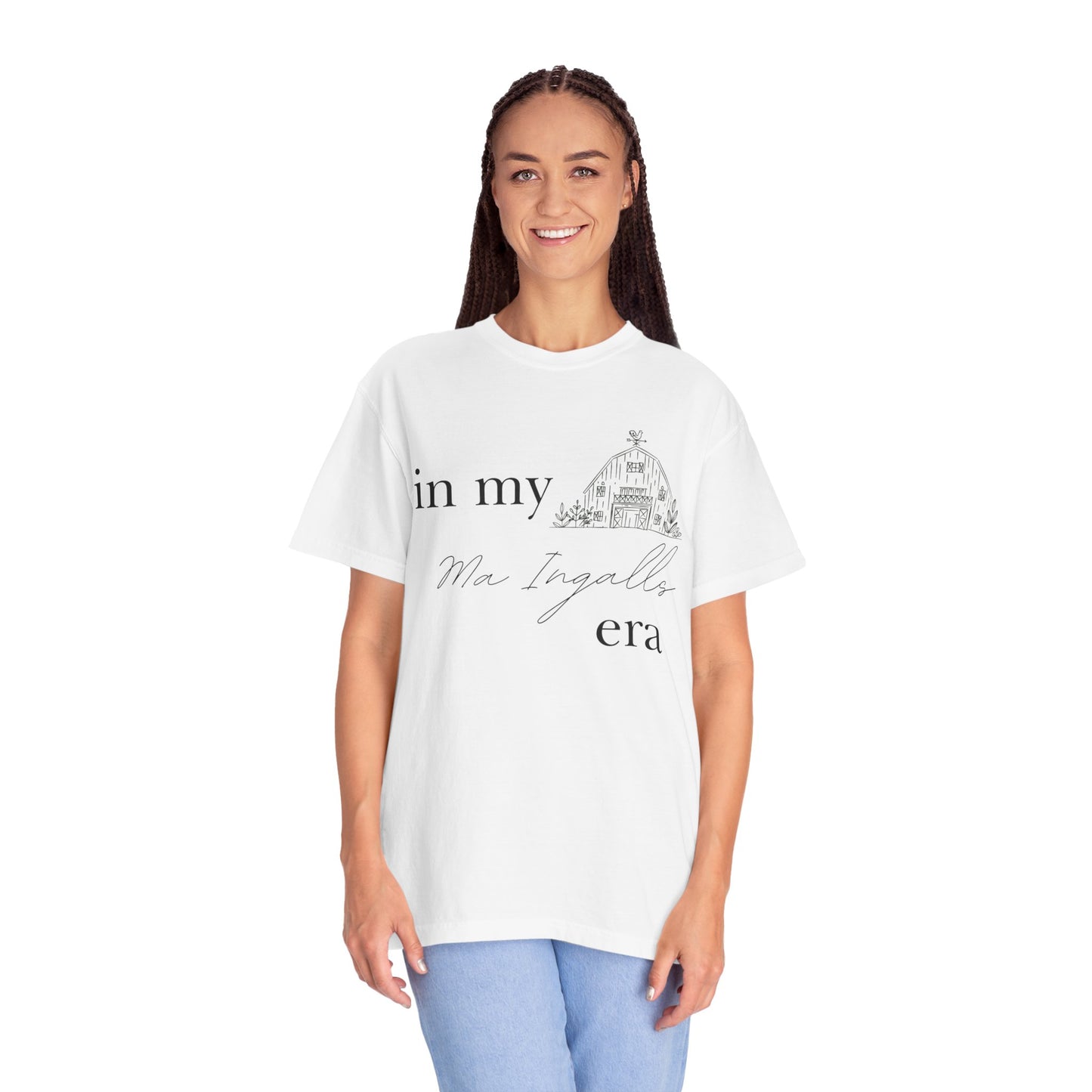 "In my Ma Ingalls Era" Unisex Garment-Dyed T-shirt