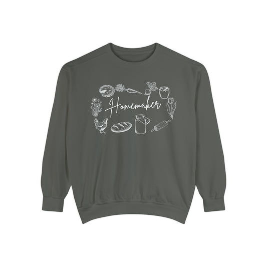 "Homemaker" Garment-Dyed Sweatshirt