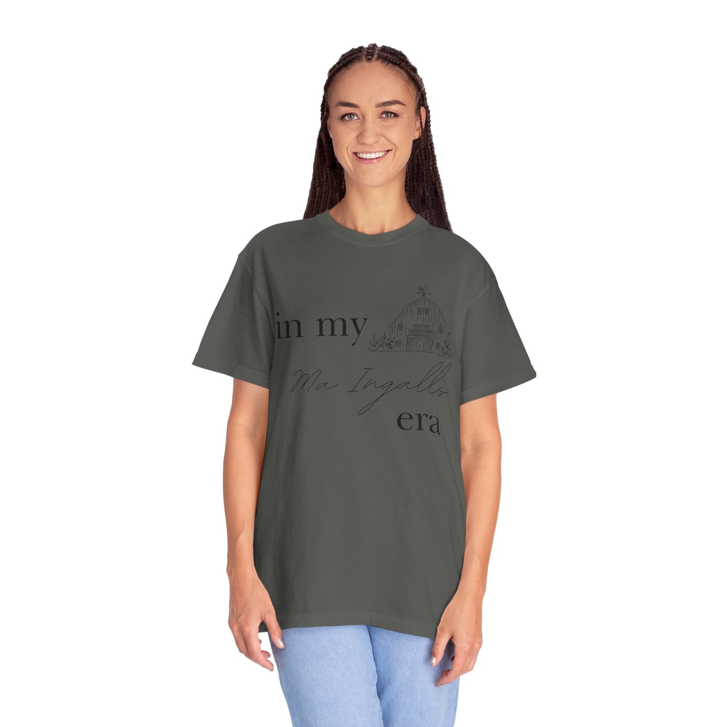 "In my Ma Ingalls Era" Unisex Garment-Dyed T-shirt